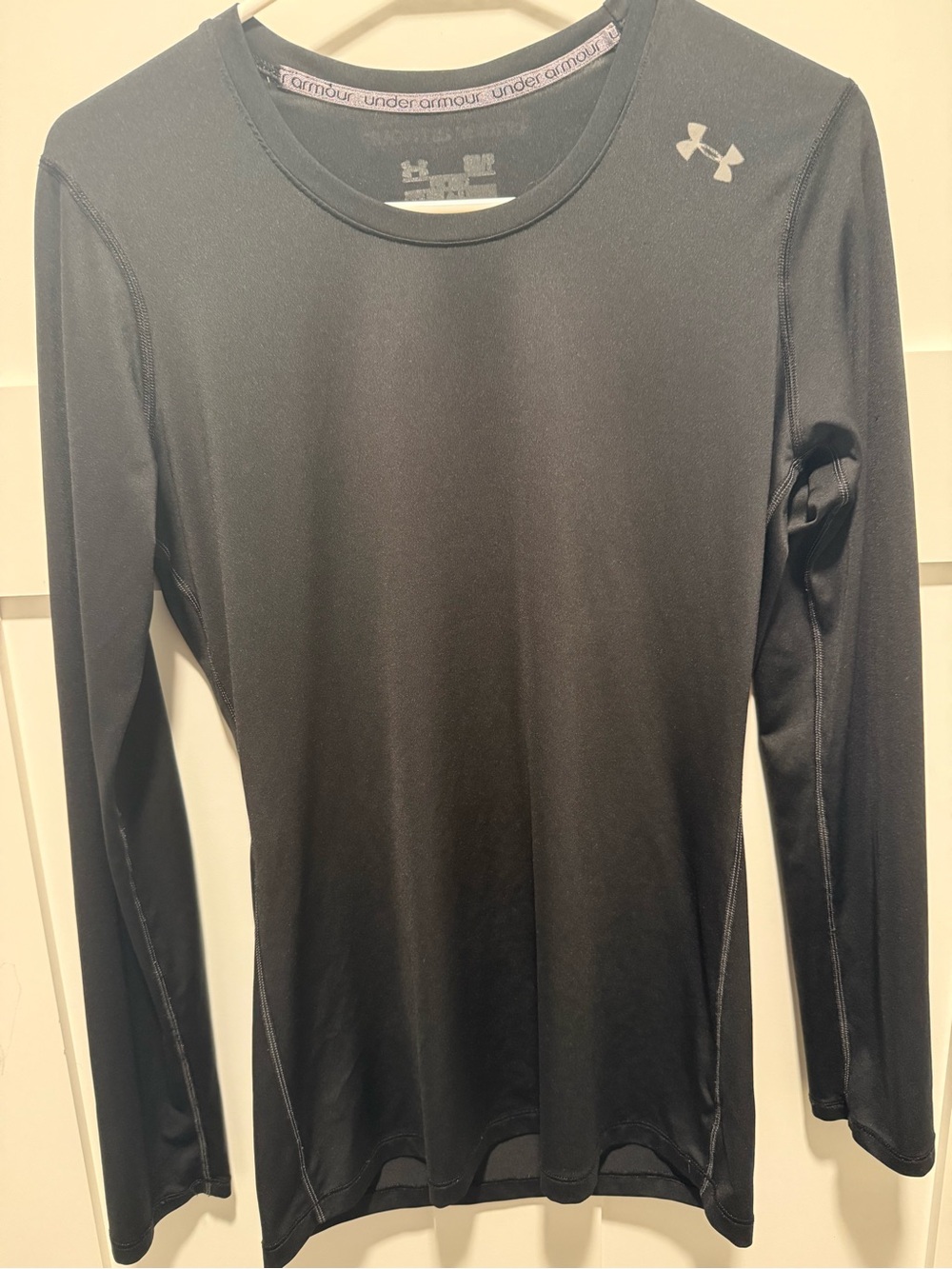 Under Armour Black Long-Sleeve Performance Shirt